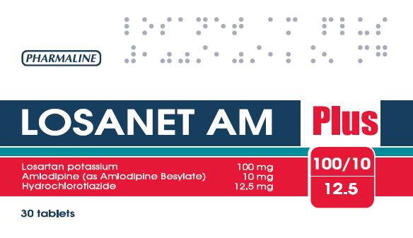 Losanet AM Plus 10/12.5/100mg